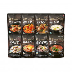 교동 프리미엄 8종 세트 한식 간편식 (꼬리곰탕,도가니탕,염소탕,갈비탕,감자탕,찜닭,닭볶음탕,부대찌개)